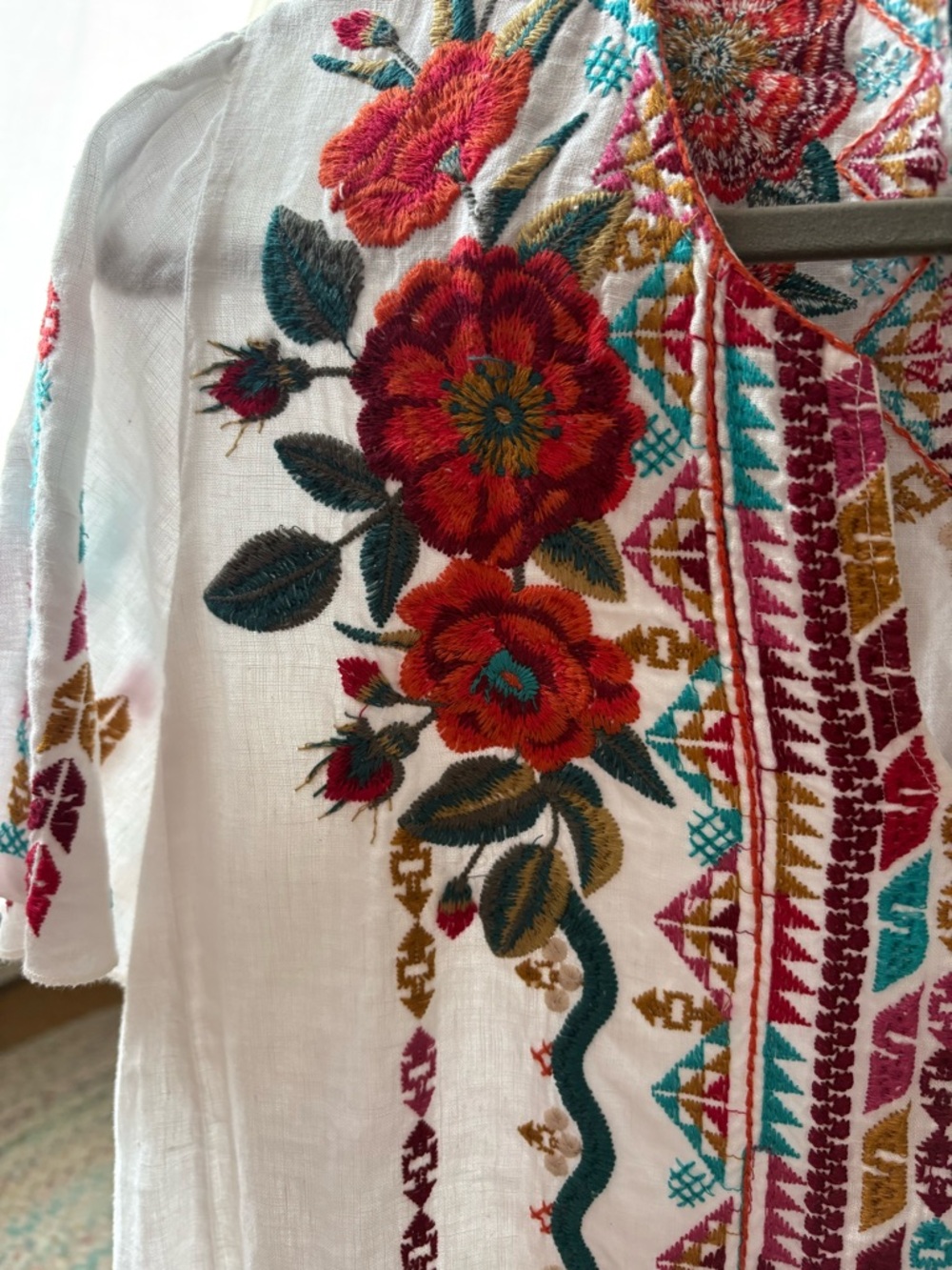 ✨✨✨SOLD✨✨✨Johnny Was 100% linen NWOT Ornella blouse XS-M
